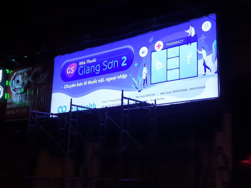 Thi công bảng hiệu hộp đèn quảng cáo tại Bình Dương 2