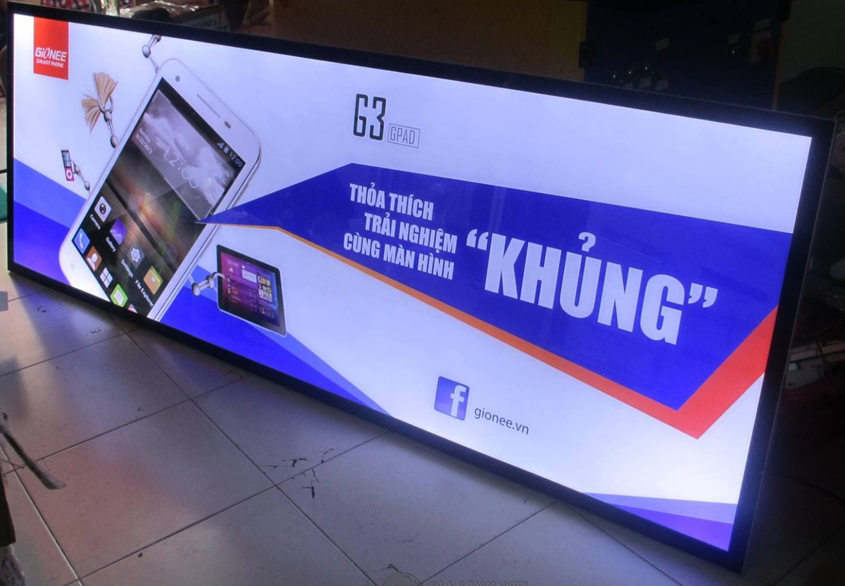 Thi công bảng hiệu hộp đèn quảng cáo tại Bình Dương 3