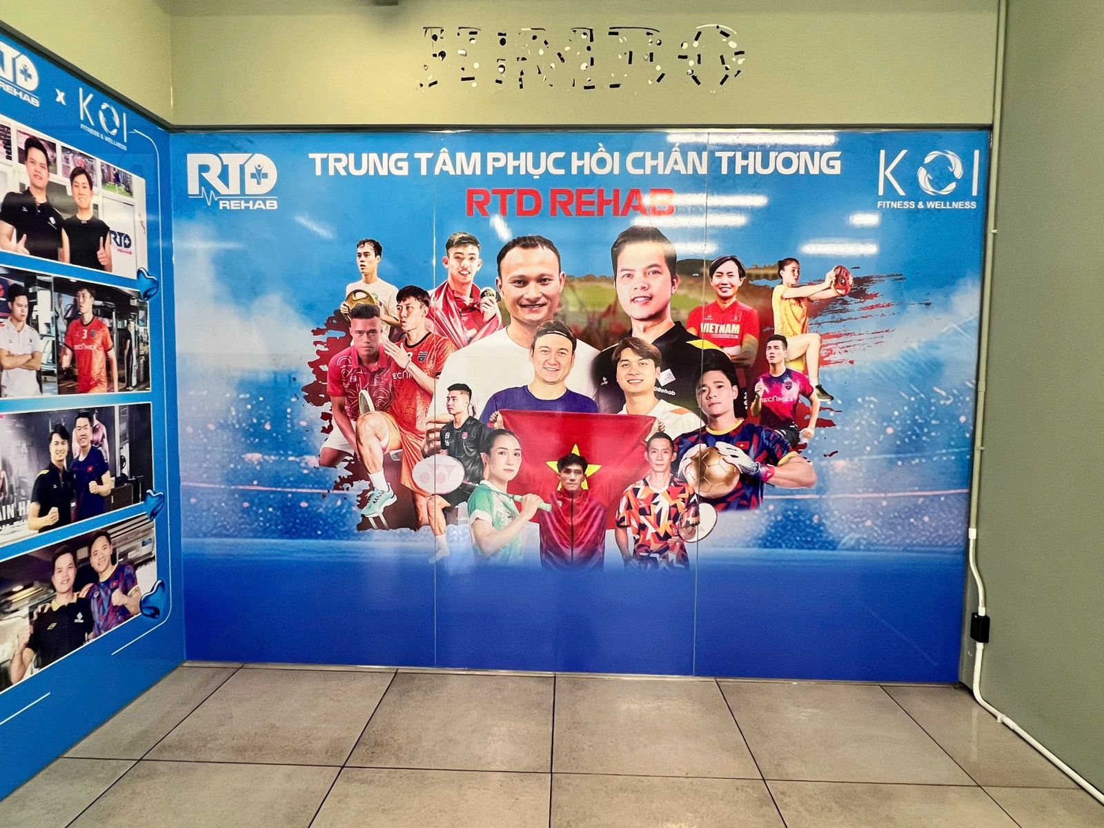 Thi công In ấn Dán Decal Phòng Tập Gym